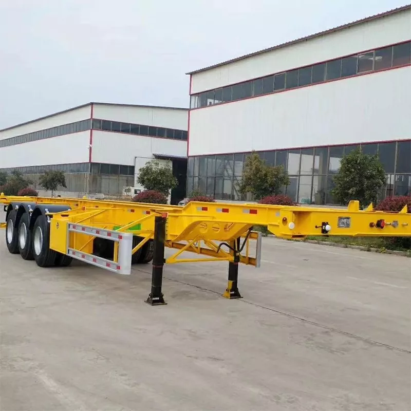 Aşağı Yataqlı Skelet Konteyner Yarımqoşqu